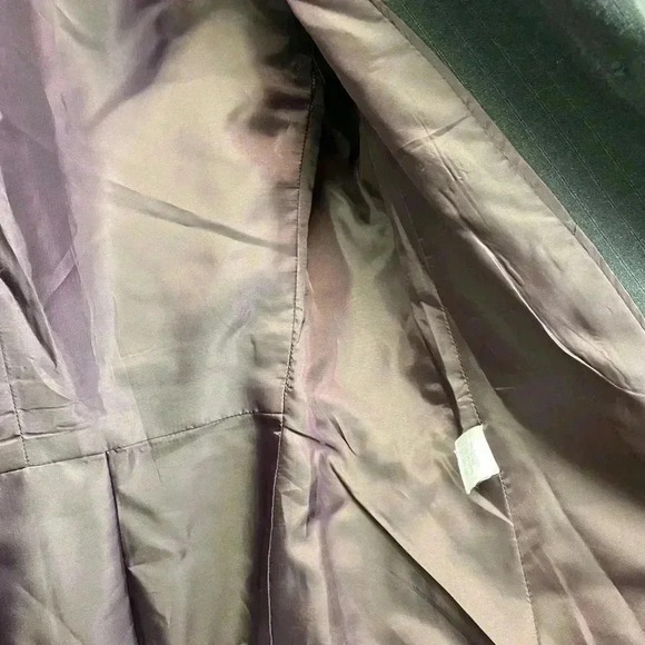 Calvin Klein skirt suit size 8p Color Black with pin stripe pattern/Work/Career - Picture 9 of 16